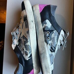 Golden Goose Camouflage Sneakers